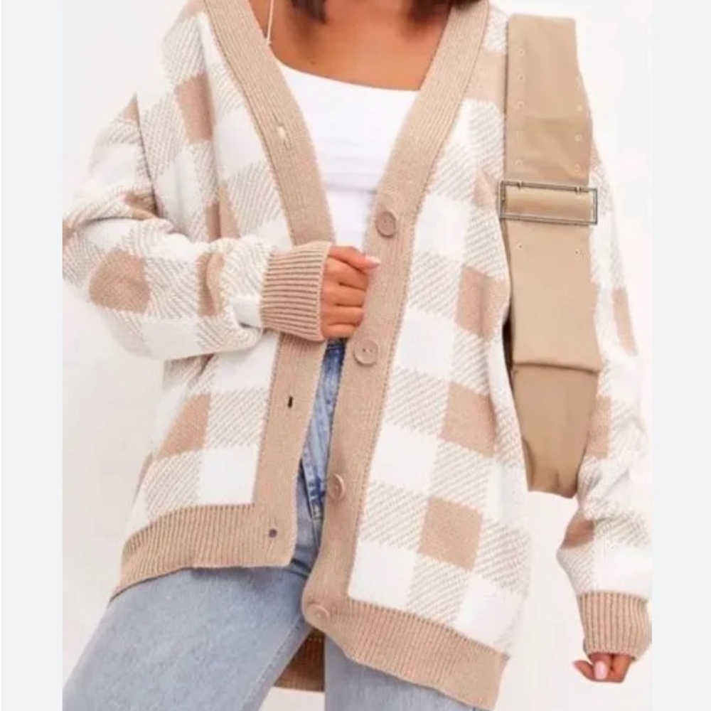 Chouchou Double-Layer Cotton Cardigan - Picture 2 of 5